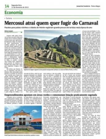 Mercosul atrai quem quer fugir do carnaval