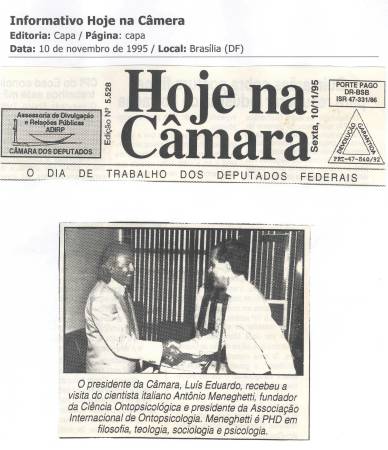 Hoje na Câmara - visita de Antonio Meneghetti