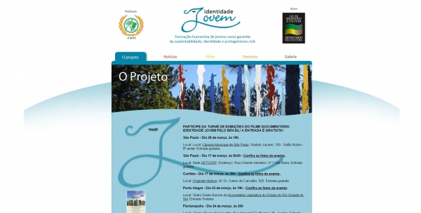 Identidade Jovem lança hotsite com informações e imagens do projeto cultural
